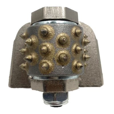 quality Lavina Onfloor EDCO Slim-fit Trapezoid Bush Hammer Roller 30S Tungsten Carbide Tips For Floor Preparation Coating Removal Expose Large Aggregate Stone Anti-Slip Finishes factory