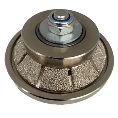 E Type 45 Bevel Vacuum Brazed Edge Profiling Wheels For Portable Machines For Concrete Natural Stone Tile 5mm 10mm 13mm 15mm 20mm