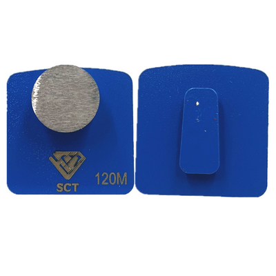 Husqvarna Redi Lock Compatible Metal Bond Single Button Diamond Polishing Pads For Concrete Terrazzo Floors