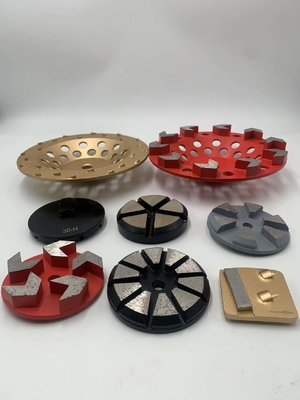 Husqvarna Redi Lock 3'' 10S Diamond Segments Metal Bonded Concrete Terrazzo Floor Grinding Pucks