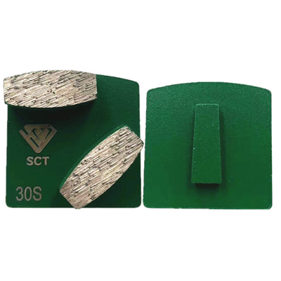 Scanmaskin Snap On Double Coffin Diamond Segments Metal Bond Concrete Terrazzo Floor Grinding Shoes