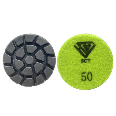 3'' Spiral Pattern Wet Use Steel Bond Hybrid Transitional Concrete Floor Diamond Grinding Polishing Pucks