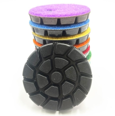 3'' Spiral Pattern Wet Use Steel Bond Hybrid Transitional Concrete Floor Diamond Grinding Polishing Pucks