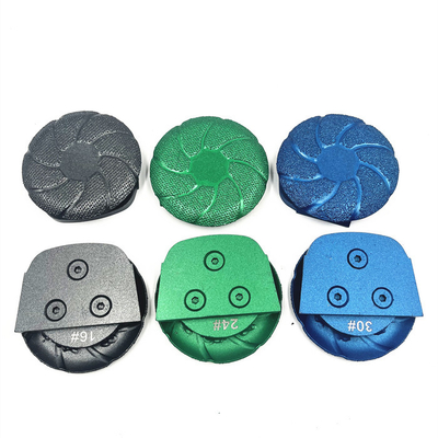 3'' Lavina Onfloor EDCO Quick Change Backing Vacuum Brazed Diamond Grinding Pucks For Concrete Natural Stone Grinding or Hardwood Flooring Sanding
