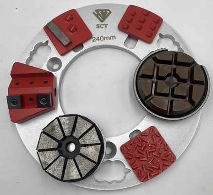 Diamatic Walk Behind Planetary Floor Grinders 380mm Bolt On Conversion Plate W/ Six Redi Lock Slots