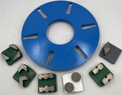 Klindex Superconcrete Walk Behind Planetary Floor Grinders 240mm Conversion Plate W/ Six Redi Lock Slots
