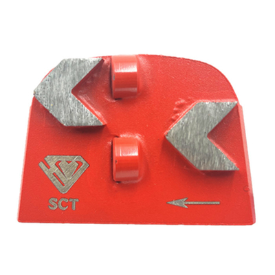 Lavina Onfloor EDCO Slim-fit Trapezoid Double Half Round PCDs Plus Double Arrow Diamond Segments For Concrete Floor Preparation Thick Coating Removal Floor Coverings Cutting
