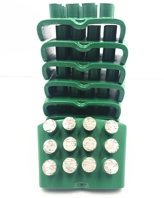 HTC EZ Change Slide On 12S Mini Round Buttons Diamond Segments Metal Bond Concrete Terrazzo Floor Grinding Discs
