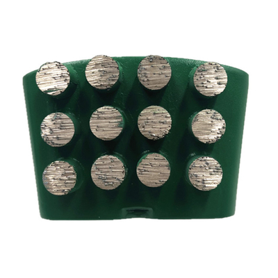 HTC EZ Change Slide On 12S Mini Round Buttons Diamond Segments Metal Bond Concrete Terrazzo Floor Grinding Discs