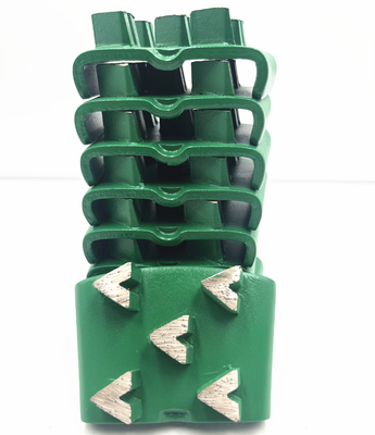 HTC EZ Change Slide On 5S Mini Arrow Diamond Segments Metal Bonded Concrete Terrazzo Floor Grinding Stones