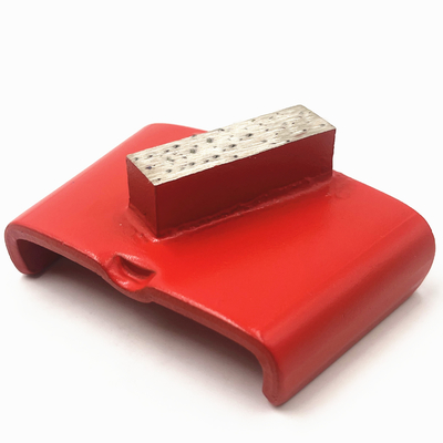 HTC EZ Change Slide On Single Rectangular Bar Segment Diamond Grinding Shoes For Concrete Terrazzo Flooring Grinding