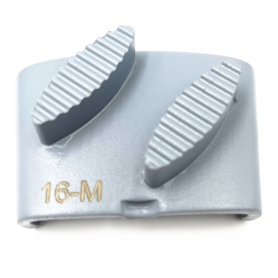 HTC EZ Change Slide On Double Oval Shaped Segments Concrete Terrazzo Floor Dry/wet Diamond Grinding Stones