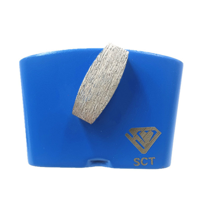 HTC EZ Change Slide On Single Coffin Shaped Segment Concrete Terrazzo Floor Dry/wet Diamond Grinding Pads