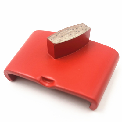 HTC EZ Change Slide On Single Coffin Shaped Segment Concrete Terrazzo Floor Dry/wet Diamond Grinding Pads