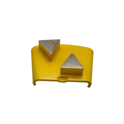 HTC EZ Change Slide On Diamond Grinding Shoes Equipped With Double Pizza Segments For Grinding Concrete Terrazzo Floor