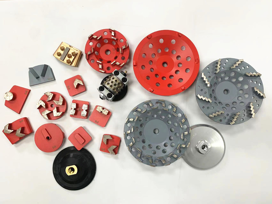 HTC EZ Change Slide On Double Arrow Shaped Diamonds Concrete Terrazzo Floor Grinding Segments