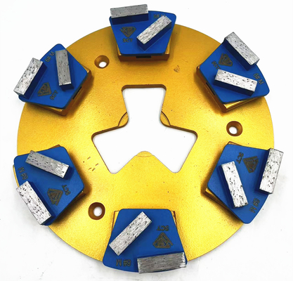 STI Prepmaster Double Rectangular Diamond Bars Trapezoid Grinding Shoes W/ EG Change Double Integrated Pins For Concrete Terrazzo Floor Grinding