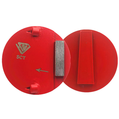 3'' STI Prepmaster Double Integrated Pins EG Change System Floor Coatings Removal PCD Pucks W/ Double 1/4Pcds And Single Protection Diamond Bar