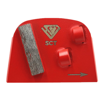 Lavina Onfloor EDCO Slim-Fit Trapezoid Double Half Round PCDs Plus Single Diamond Bar Concrete Floor Surface Preparation Coating Removal Tools