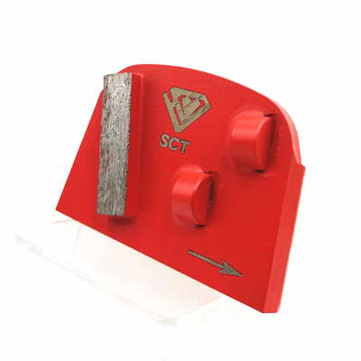 Lavina Onfloor EDCO Slim-Fit Trapezoid Double Half Round PCDs Plus Single Diamond Bar Concrete Floor Surface Preparation Coating Removal Tools