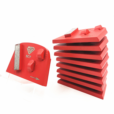 Lavina Onfloor EDCO Slim-Fit Trapezoid Double Half Round PCDs Plus Single Diamond Bar Concrete Floor Surface Preparation Coating Removal Tools