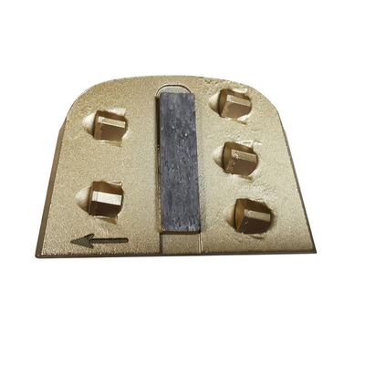 Lavina Onfloor EDCO Slim-fit Trapezoid 5S 1/4 Round PCDs Plus Single Balance Diamond Bar For Damaged Floor Removal Thick Coating Removal