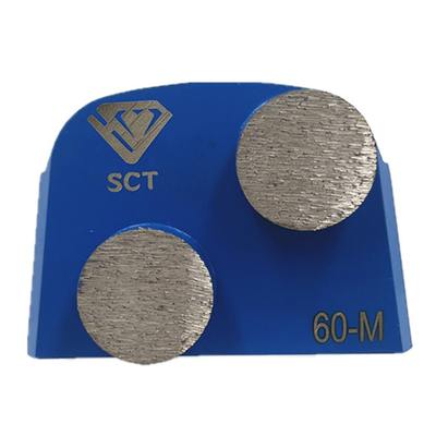 Lavina Onfloor EDCO Slim Fit Trapezoid Double Round Buttons Diamond Grinding Segments For Concrete Terrazzo Floorings