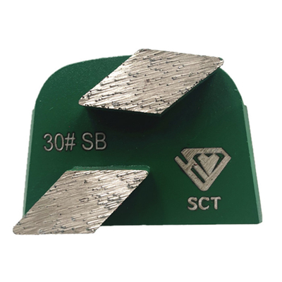 Lavina Onfloor EDCO Slim Fit Trapezoid Double Rhombus Segments Concrete Terrazzo Floor Diamond Aggressive Grinding Plates
