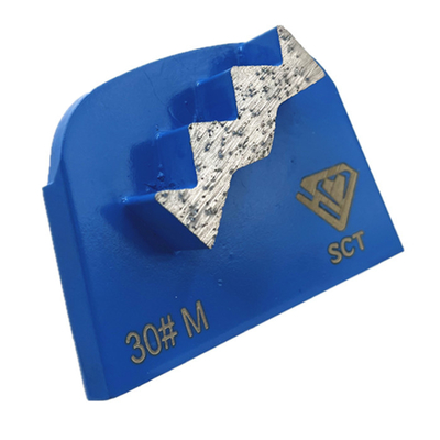 Lavina Onfloor EDCO Slim Fit Trapezoid Single Zig Zag Diamond Segment Concrete Terrazzo Floor Aggressive Grinding Shoes