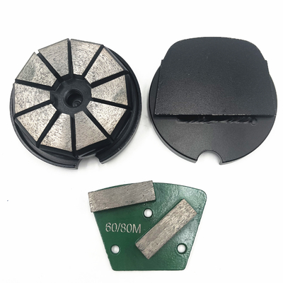 3'' Lavina Onfloor EDCO Slim Fit Trapezoid Backing Magnetic Holder For Metal Bonded Concrete Floor Diamond Grinding Pucks