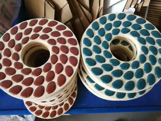 7'' 9'' 11'' Lavina Felt Backed Concrete Terrazzo Marble Dry Polishing Pads For Walk Behind Floor Grinders