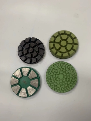 3'' Wet Use Velcro Backed Sintered Diamond Metal Grinding Pucks To Be Used On Ride-On Trowel Polishing Machines Or Machines With Velcro Plates For Floor Grinding Polishing