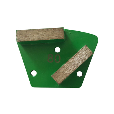 Universal Trapezoid Grinding Plates Double Rectangluar Diamond Bars Metal Bond Concrete Terrazzo Marble Granite Floor Grinding Shoes