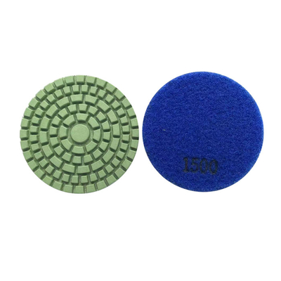 3'' Wet Use Surface Polish Thin Velcro Backed Resin Bond Floor Polishing Diamond Pads