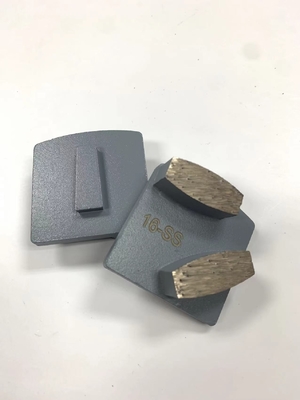 Scanmaskin Snap On Double Coffin Diamond Segments Metal Bond Concrete Terrazzo Floor Grinding Shoes