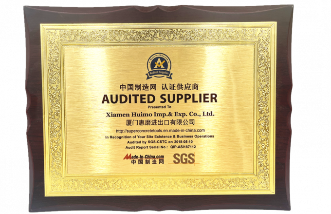 SUPER CONCRETE TOOLS LTD Quality Control